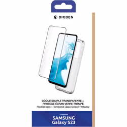 Bigben Connected PACKSILIVTGS23 coque de protection pour téléphones portables Transparent