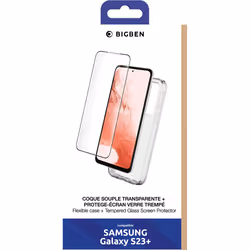 Bigben Connected PACKSILIVTGS23P coque de protection pour téléphones portables Transparent