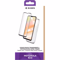 Bigben Connected PACKSILIVTMOTOE22I coque de protection pour téléphones portables Transparent