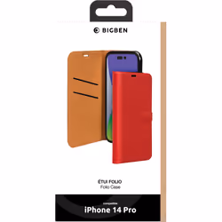 Bigben Connected FOLIOWIP14PR coque de protection pour téléphones portables Rouge