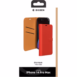 Bigben Connected FOLIOWIP14PMR coque de protection pour téléphones portables Rouge