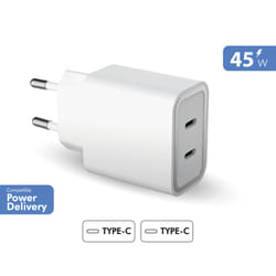 FORCE CASE FPLICS2CC45WPDRW chargeur d'appareils mobiles Blanc
