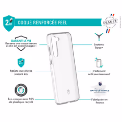 FORCE CASE FCFEELGS23T coque de protection pour téléphones portables Transparent