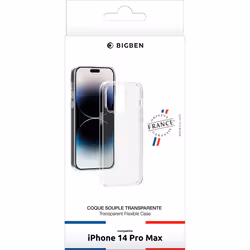 Bigben Connected SILITRANSIP14PMMF coque de protection pour téléphones portables Transparent