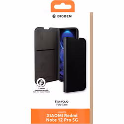 Étui folio pour Redmi Note 12 Pro 5G - Noir