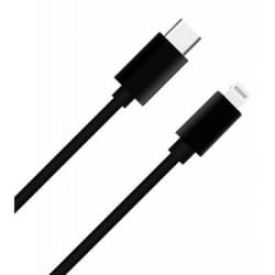 WOW Technology WOWCBLMFIC1MB câble Lightning Noir