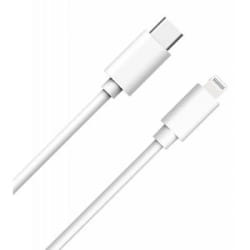WOW Technology WOWCBLMFIC2MW câble Lightning Blanc