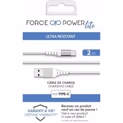 BIG BEN FPLIAC2MRW câble USB 2 m USB 2.0 USB A USB C Blanc - Vue supplémentaire 4