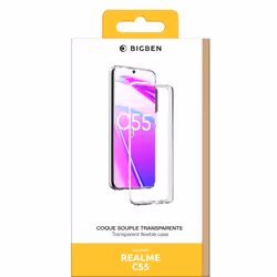 Bigben Connected SILITRANSC55 coque de protection pour téléphones portables Transparent