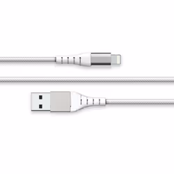 BIG BEN FPLIAMFI2MRW, 2 m, Lightning, USB A, Mâle, Mâle, Blanc