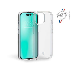 Coque renforcée iPhone 15 Pro Max FEEL Origine France Garantie 2m Transparente + Garantie à vie - Origine France Garantie Force Case