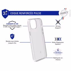 BIG BEN FCPULSIP15PLT coque de protection pour téléphones portables 17 cm (6.7") Housse Transparent - Vue supplémentaire 2