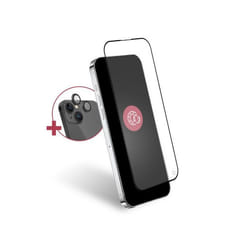 Pack Protège-écran iPhone 15 Plus 2.5D Original + 2 Protège Lentilles + Garantie à vie - Certifié GRS Force Glass