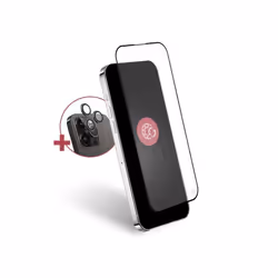 Pack Protège-écran iPhone 15 Pro 2.5D Original + 3 Protège Lentilles + Garantie à vie - Certifié GRS Force Glass