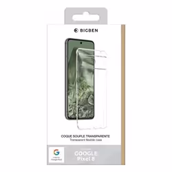 BIG BEN SILITRANSPIXEL8 coque de protection pour téléphones portables 15,8 cm (6.2") Housse Transparent - Vue supplémentaire 2