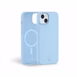 Coque FORCE CASE iPhone 15 Plus silicone bleu ciel