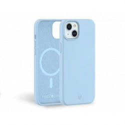 Coque FORCE CASE iPhone 15 Plus silicone bleu ciel
