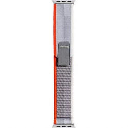 Bracelet Apple Watch 42-44-45-49mm Trail 155 à 210mm 42-44-45-49mm Gris et Rouge Bigben