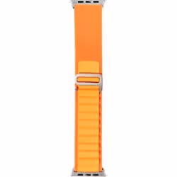 Bracelet Apple Watch 42-44-45-49mm Boucle alpine 155 à 210mm 42-44-45-49mm Orange Bigben