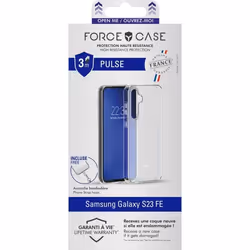 Coque renforcée Samsung Galaxy S23 FE PULSE Origine France Garantie 3m Transparente + Garantie à vie - Origine France Garanti ...