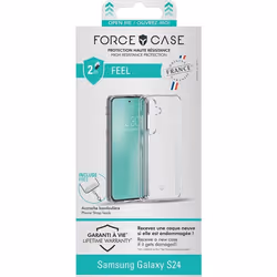 Coque renforcée Samsung Galaxy S24 FEEL Origine France Garantie 2m Transparente + Garantie à vie - Origine France Garantie Fo ...
