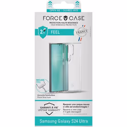 Coque Renforcée Samsung G S24 ULTRA FEEL Origine France Garantie Transparente - Garantie à vie Force Case