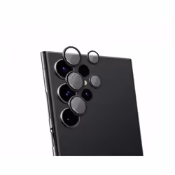 Protège écran FORCE GLASS Samsung S24 Ultra protège obj X5 noir