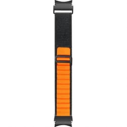 Bracelet pour Galaxy Watch 4/4 Classic/5/5 Pro/6/6 Classic - BIGBEN CONNECTED - Boucle alpine - Orange - Nylon