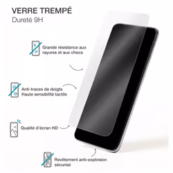 BIG BEN PEGLASSPIXEL8A écran et protection arrière de téléphones portables Protection d'écran transparent Google 1 pièce