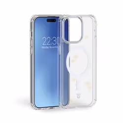 Coque renforcée MagSafe iPhone 15 AIR 3m Transparente avec Paillettes + Garantie à vie Force Case