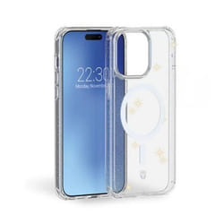 Coque renforcée MagSafe iPhone 15 AIR 3m Transparente avec Paillettes + Garantie à vie Force Case