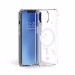 Coque renforcée MagSafe iPhone 13 / 14 AIR 3m Transparente avec Paillettes + Garantie à vie Force Case
