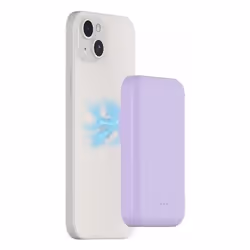 Bigben Connected MS10WPB5000MAHLV banque d'alimentation électrique 5000 mAh Recharge sans fil Violet