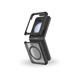 Coque renforcée Magnet Samsung Galaxy Z Flip 6 DUO Frost 2m Noire + Garantie à vie Force Case