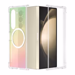 Coque Magnétique MagSafe Samsung Galaxy Z Fold 6 Hybride Transparente Irisée Bigben