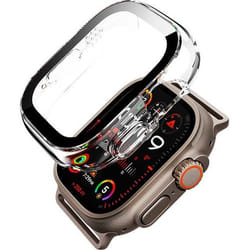 Coque renforcée Apple Watch Series 7 / 8 / 9 41mm avec écran tactile 41mm Transparente + Garantie à vie Force Case