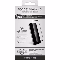 Force Glass FGIP16PIMPACT écran et protection arrière de téléphones portables Protection d'écran transparent Apple 1 pièce(s)