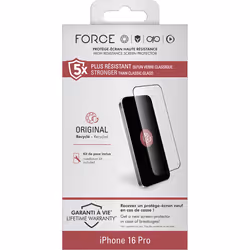 Force Glass FGOGIP16PORIG écran et protection arrière de téléphones portables Protection d'écran transparent Apple 1 pièce(s)