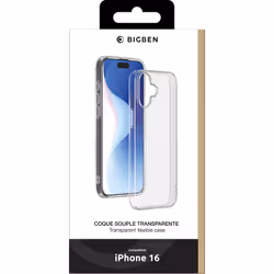 BIG BEN SILITRANSIP16 coque de protection pour téléphones portables 15,5 cm (6.1") Housse Transparent