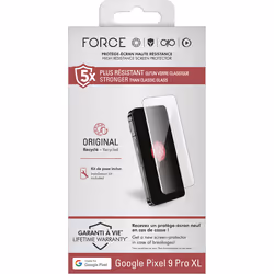 Force Glass FGOGPIXEL9PORIG écran et protection arrière de téléphones portables Protection d'écran transparent Google 1 pièce(s)