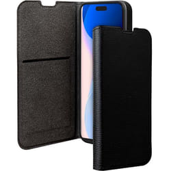 Folio iPhone 16 Wallet Fonction Stand Noir - Certifié GRS Bigben