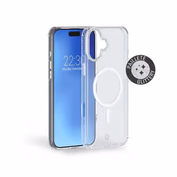 Coque renforcée MagSafe iPhone 16 Plus AIR 3m Transparente avec Paillettes + Garantie à vie Force Case