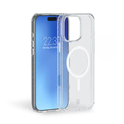 Coque renforcée MagSafe iPhone 16 Pro AIR 3m Transparente avec Paillettes + Garantie à vie Force Case