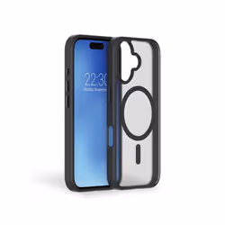 Coque renforcée MagSafe iPhone 16 AIR Frost 3m Noire + Garantie à vie Force Case