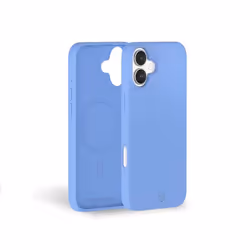Coque renforcée MagSafe iPhone 16 SILICONE 2m Bleue + Garantie à vie Force Case