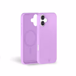 Coque renforcée MagSafe iPhone 16 SILICONE 2m Rose + Garantie à vie Force Case