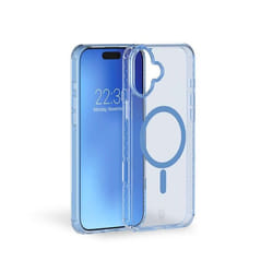 Coque renforcée MagSafe iPhone 16 AIR 3m Transparente Bleu Vrac Force Case