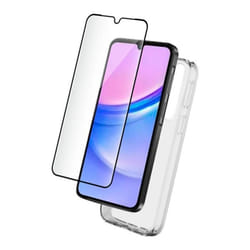 Pack 2 en 1 Coque Samsung Galaxy A16 4G / A16 5G Souple Transparente + Protège écran 2.5D + SmartFrame™ - Certifié GRS Bigben