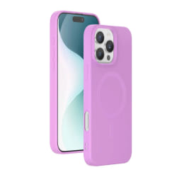 Coque MagSafe pour iPhone 16 Pro Silicone Rose Bigben