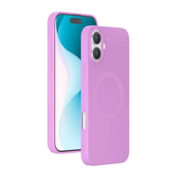 Coque MagSafe pour iPhone 16 Plus Silicone Rose Bigben